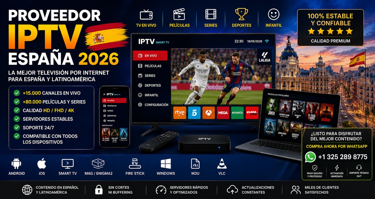 Proveedor IPTV España para televisión online